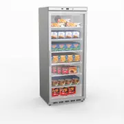Thermaster Display Freezer With Glass Door - Display Freezers (HF600G S/S)