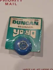 Vintage Duncan Beginner Yo Yo 1970's Blue