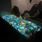 Blue Agate Coffee Table Beautiful Natural Luxury Semi Precious Stone Slabs Tiles