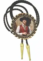 Doc Holliday Tombstone Art Bolo Tie Gift for Dad Neckties Wyatt Earps Friend