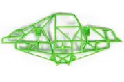 NEW Axial Grave Digger Monster Truck Cage Side (Right) (Green) AX31347