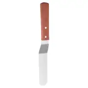 Painting Knives 6"x1.06" Round Head Curved Palette Scraper with Wood Handle