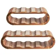 Wooden Wine Rack Holder Organizer Shelf Storage Wine Stand Champagne Display for