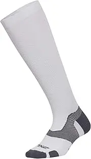 [2XU] Unisex Vectr Full Length Sock - Performance Compression Socks for Enhanced Comfort and Support