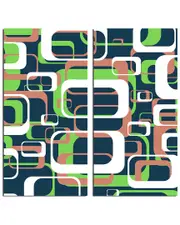 Ready2HangArt Geometric Study XIV 2pc Wrapped Canvas Wall Art by Tristan Scott