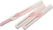AUTSUPPL 3pcs Women Eyebrow Razor Portable Eyebrow Trimmer Stainless Steel Blade for Men Women Precise Shaping Tool