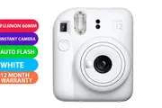 FUJIFILM INSTAX MINI 12 Instant Film Camera (Clay White) - BRAND NEW