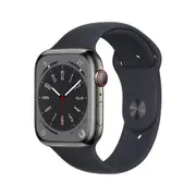 Apple Watch Series 8 45mm Graphite Stainless Steel Case GPS + Cellular [~Renewed]