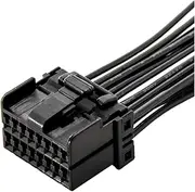 6 8 12 16 20 Pin 1.2mm Sheathed Car Window Lifter Plug with Cable Electronic Connector Wire Harness 174047-2/174045-2 (Color : 16P Wire Harness, Size : 1 Pc)