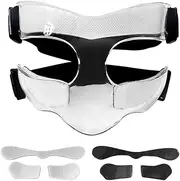 Basketball Face Masque for Kids - Adults Adjustable Basketball Soccer Sports Face Shield Masque | Softball Protection Facial Transparent Shield Anti-Collision Sports Equipment for Adults Women Teens Y