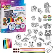 Just Play Shrinky Dinks Cool Stuff Activity Set, 51-Piece Set, Kids Art and Craf