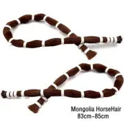 100 hanks Mongolian Horse hair Brown Horse tail violin cello bow hairs whip
