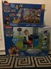 PAW PATROL POP-UP PRETEND TABLE AND COMMAND CENTER & MEGA BUNDLE 5 GAMES SET-NEW
