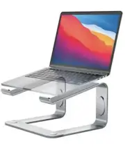 New Silver LORYERGO Laptop Stand Ergonomic Riser Laptop Mount for Desk Notebook