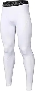 [ARSUXEO] Men's Compression Tights Running Pants Baselayer Legging K3