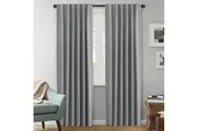 2 Panels Pair Curtains Blockout for Living Room/Bedroom, Rod Pocket/ Back Tab Top Blackout Window Curtain Drapes, Dove Grey