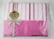 Vintage 1960’s Pink Stripe Dan River Full Double Muslin Sheet 81 X 108 NOS