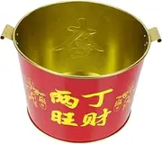 Stainless Steel Sacrificial Burn Bucket for Money Incineration Durable Paper Burning Pot for Worship and Blessings Exquisite Design for Long Term Use