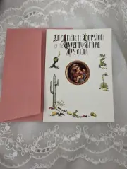 23rd Psalm An Indian Version Greeting Card W/Envelope NEW Vintage
