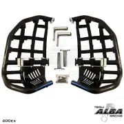 Honda TRX 400EX 400X Nerf Bars Pro Peg Alba Racing Black Black 211 T7 BB