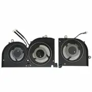 Replacement New Laptop CPU + GPU Cooling Fan for MSI GS76 Stealth GS76 11UE G...