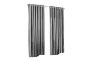 Riva Home Wellesley Ringtop Curtains (Silver) (66x72 (168x183cm))