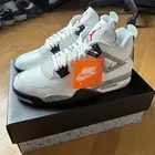 Air Jordan 4 Retro OG 2025 White Cement Basketball Shoe - Size 11