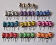Set 4 Skull Handmade Decorative Thumb Tacks/Push Pins 10 Colors