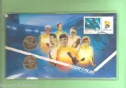 #C17. PNC STAMPED COVER & $1 COINS - 2012 AUSTRALIAN TENNIS OPEN