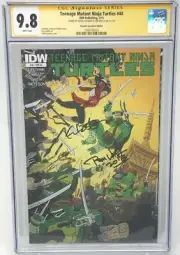 Teenage Mutant Ninja Turtles #44 RI CGC 9.8 SS Kevin Eastman & Tom Waltz
