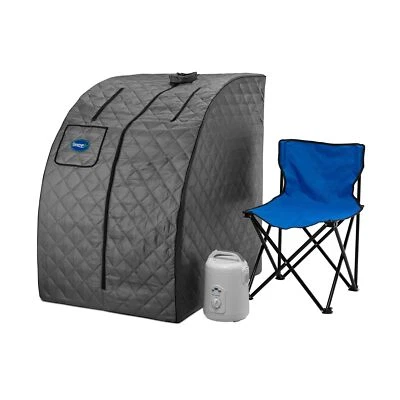 Durasage Lightweight Portable Personal Steam Sauna Spa for Relaxation at Home...