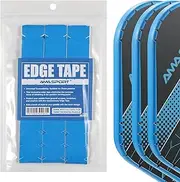 PICKLETECH Pickleball Paddle Protection Tape Moon Gray -Pizzazz Contrasty Colors- Paddle Head Edge Guard - Racket Edge Protection Tape -Fit Perfectly Curved Edge -No Wrinkling
