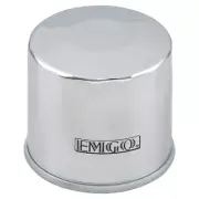 Emgo Micro-Glass Oil Filter-Chrome for 2012 KYMCO MXU375 4x4 IRS ATV
