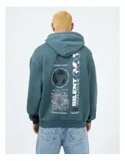 [Silent Theory] Worldwide Hoodie in Blue