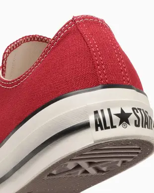 日本限定 Converse ALL STAR Ⓡ OX 低筒 亮紅色/ 25.5 cm