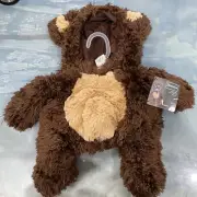 BOOTIQUE BROWN TEDDY BEAR ILLUSION PET DOG COSTUME LARGE