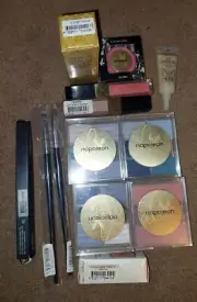 Napoleon perdis bundle of eyeshadows, quads, lip stick, gloss, linerr