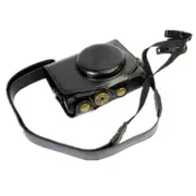 Full Body Camera PU Leather Case Bag with Strap for Canon PowerShot SX730 HS