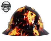 Custom Hydrographic Safety Hard Hat GAMBLER PRO CHOICE WIDE BRIM