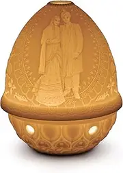 Lladro Indian Wedding Lithophane Votive Light