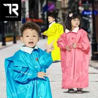 在飛比找樂天市場購物網優惠-【TDN】小揹兒童背包雨衣超防水輕量連身雨衣(拉鍊前開雨衣附