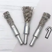 5 Pcs Wheel Cup Brush Polishing Attachment Kit Wire Brush Drill