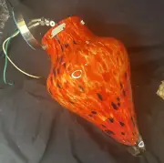 Marino Hand Blown Art Glass Wired In Hanging Light exceptional craftsmanship
