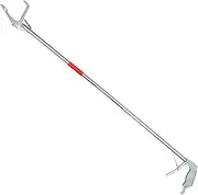 EXAOMBLE 1Pc Safe Snake Trap Clip Stainless Steel Folding Capture Tool with Lock Lightweight and Durable for Home Garden Agriculture and Mountain Work