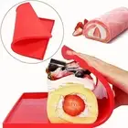 Package Content Silicone Bakeware Tray Brown Red Clean Safety Wrinkles