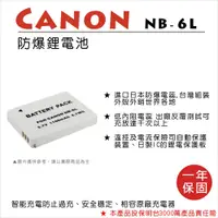 在飛比找蝦皮購物優惠-【數位小熊】CANON NB-6L 鋰電池 PowerSho