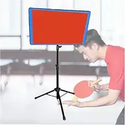 Table Tennis Return Board,Floor-Standing Self-Study Training Baffle,Portable Ping Pong Bouncer,Angle Adjustable