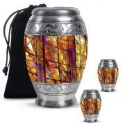 Stained Glass Mini Urns For Human Ashes Keepsake Adult Female Urn Adult Male