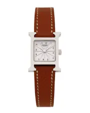 Herms Women's Heure H Mini Watch, Circa 2000s (Authentic Pre-Loved)