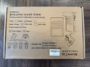 Dinkvaz Brown Rolling Gate Type Intelligent Chicken Coop Door
